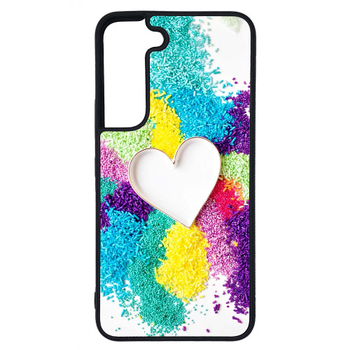 کاور طرح قلبی کد G-149 مناسب برای گوشی موبایل سامسونگ Galaxy S22