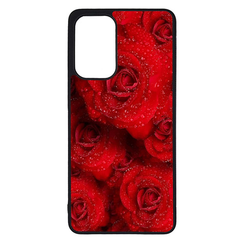 کاور طرح گل رز کد G-012 مناسب برای گوشی موبایل سامسونگ Galaxy A73 / A73 5G