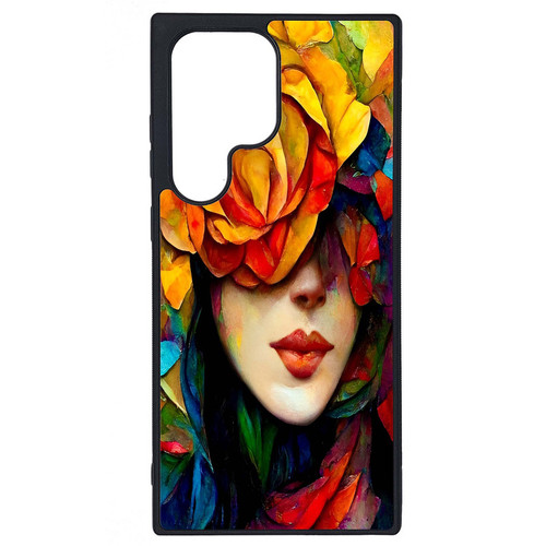 کاور طرح نقاشی چهره کد G-043 مناسب برای گوشی موبایل سامسونگ Galaxy S23 Ultra
