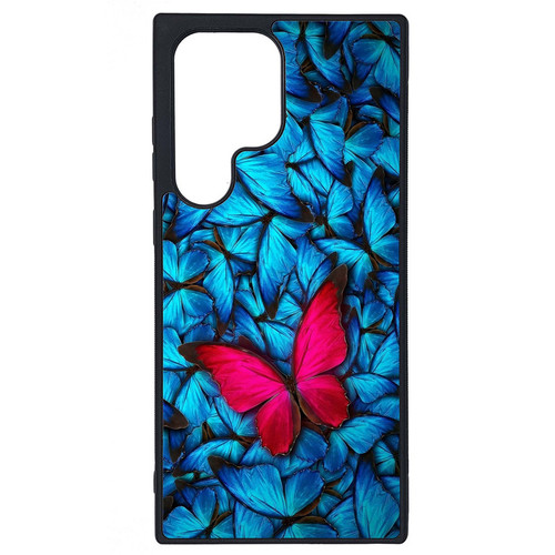 کاور طرح پروانه کد G-089 مناسب برای گوشی موبایل سامسونگ Galaxy S23 Ultra