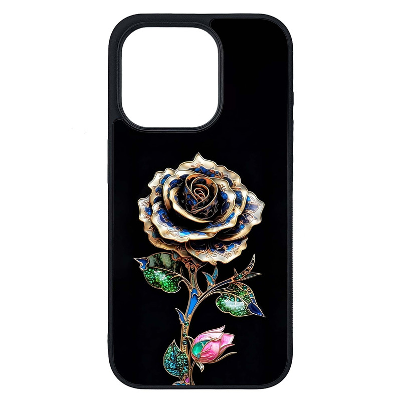 کاور طرح گل کد G-035 مناسب برای گوشی موبایل اپل iPhone 15 Pro