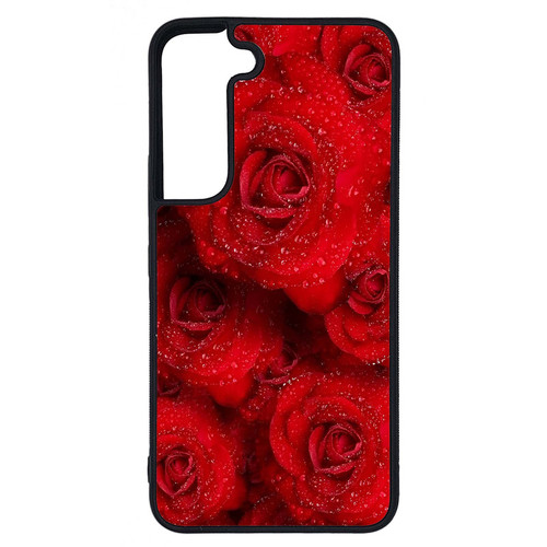 کاور طرح گل رز کد G-012 مناسب برای گوشی موبایل سامسونگ Galaxy S22