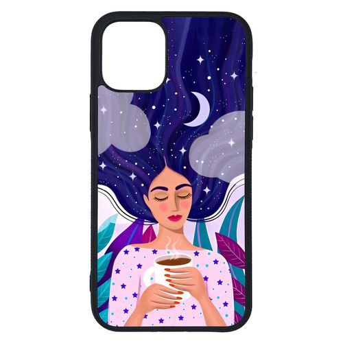 کاور طرح نقاشی دختر کد G-095 مناسب برای گوشی موبایل اپل iPhone 11 Pro