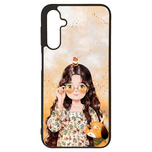 کاور طرح دختر کد G-214 مناسب برای گوشی موبایل سامسونگ Galaxy A24