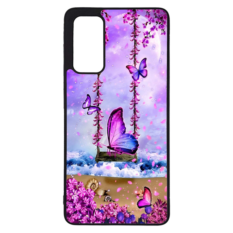 کاور طرح پروانه کد G-028 مناسب برای گوشی موبایل سامسونگ Galaxy S20 FE