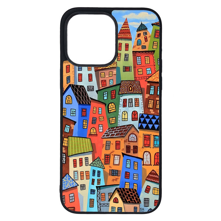 کاور طرح دهکده کد G-046 مناسب برای گوشی موبایل اپل iPhone 15 Pro Max