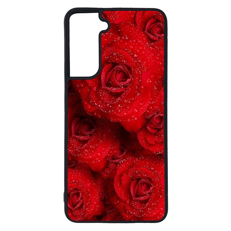 کاور طرح گل رز کد G-012 مناسب برای گوشی موبایل سامسونگ Galaxy S21