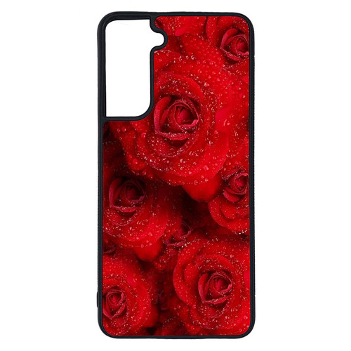 کاور طرح گل رز کد G-012 مناسب برای گوشی موبایل سامسونگ Galaxy S21