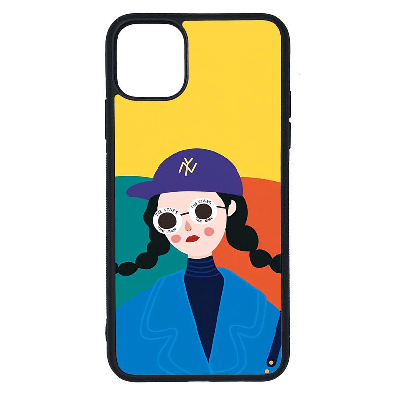 کاور طرح دختر کد G-080 مناسب برای گوشی موبایل اپل iPhone 11 Pro Max