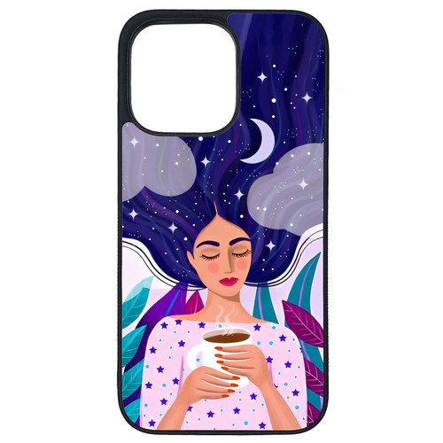 کاور طرح نقاشی دختر کد G-095 مناسب برای گوشی موبایل اپل iPhone 13 Pro