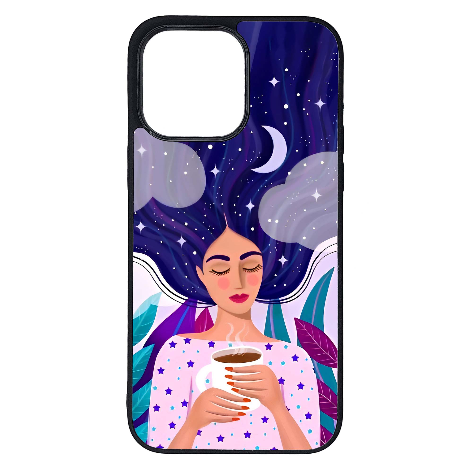 کاور طرح نقاشی دختر کد G-095 مناسب برای گوشی موبایل اپل iPhone 14 Pro Max