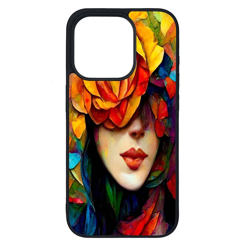 کاور طرح نقاشی چهره کد G-043 مناسب برای گوشی موبایل اپل iPhone 15 Pro