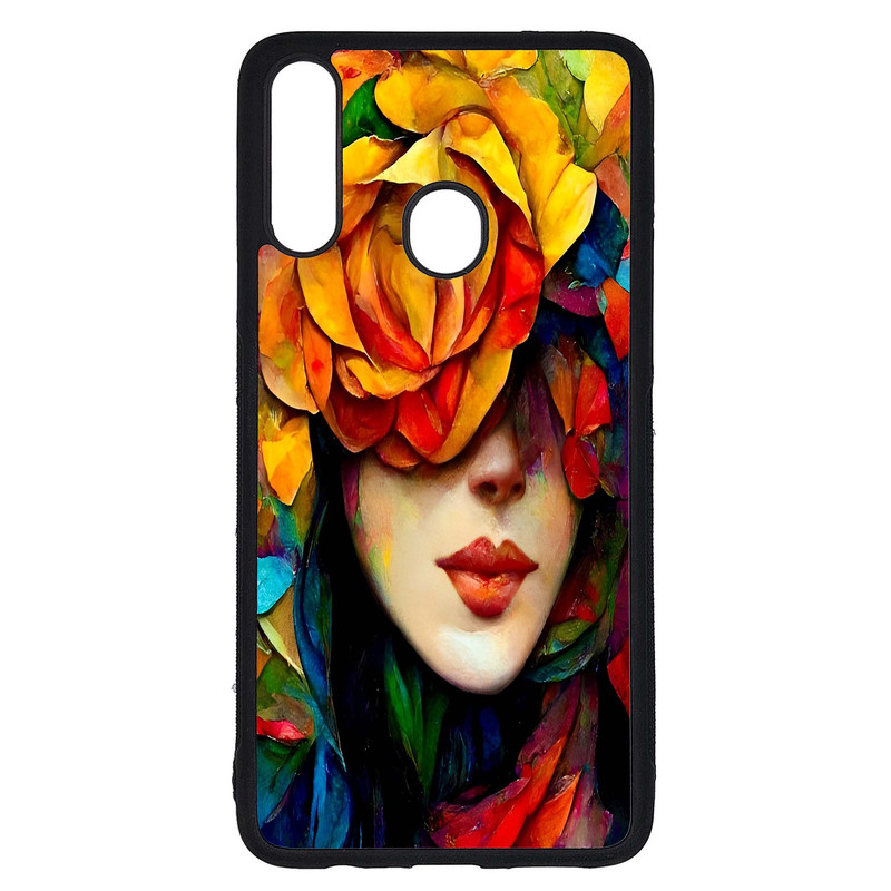 کاور طرح نقاشی چهره کد G-043 مناسب برای گوشی موبایل سامسونگ Galaxy A20s