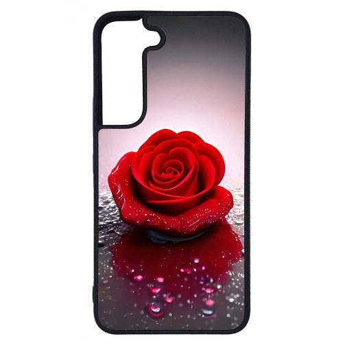 کاور طرح گل رز کد G-024 مناسب برای گوشی موبایل سامسونگ Galaxy S22