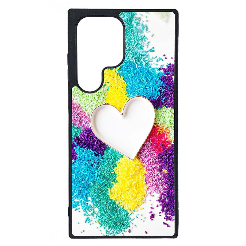 کاور طرح قلبی کد G-149 مناسب برای گوشی موبایل سامسونگ Galaxy S23 Ultra