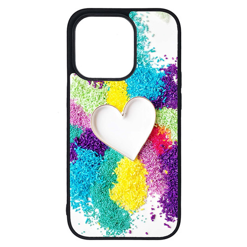 کاور طرح قلبی کد G-149 مناسب برای گوشی موبایل اپل iPhone 14 Pro
