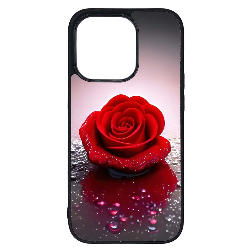 کاور طرح گل رز کد G-024 مناسب برای گوشی موبایل اپل iPhone 14 Pro