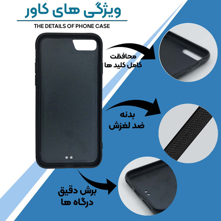 کاور طرح انیمه ناروتو کد G-124 مناسب برای گوشی موبایل اپل iPhone SE 2020 / SE 2022