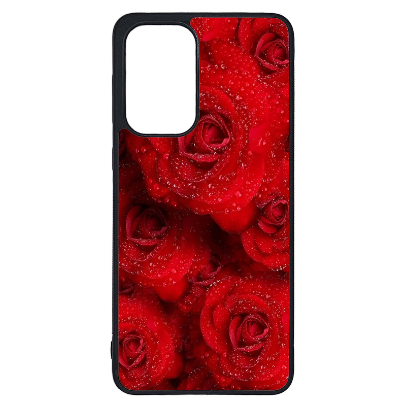 کاور طرح گل رز کد G-012 مناسب برای گوشی موبایل سامسونگ Galaxy A33 / A33 5G