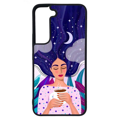 کاور طرح نقاشی دختر کد G-095 مناسب برای گوشی موبایل سامسونگ Galaxy S22