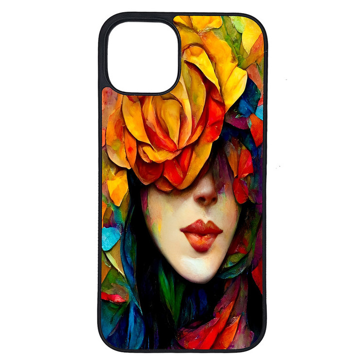 کاور طرح نقاشی چهره کد G-043 مناسب برای گوشی موبایل اپل iPhone 13