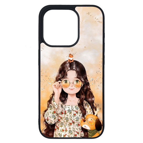 کاور طرح دختر کد G-214 مناسب برای گوشی موبایل اپل iPhone 15 Pro