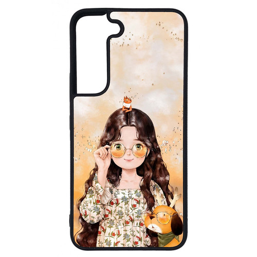 کاور طرح دختر کد G-214 مناسب برای گوشی موبایل سامسونگ Galaxy S22