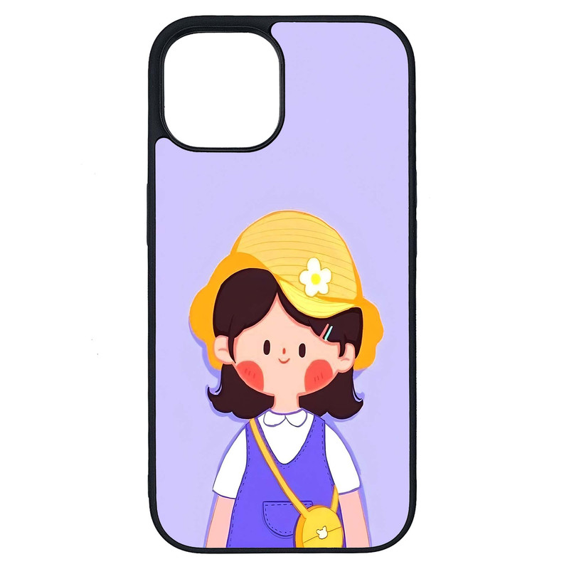 کاور طرح دختر کد G-076 مناسب برای گوشی موبایل اپل iPhone 15