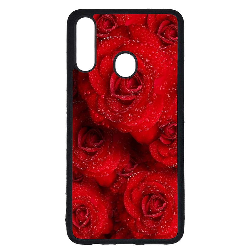 کاور طرح گل رز کد G-012 مناسب برای گوشی موبایل سامسونگ Galaxy A20s