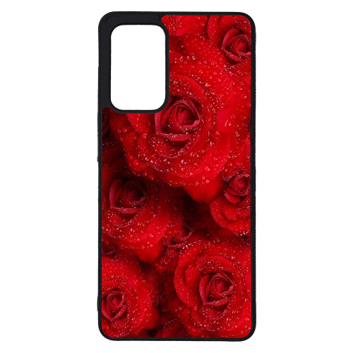 کاور طرح گل رز کد G-012 مناسب برای گوشی موبایل سامسونگ Galaxy A72 / A72 5G