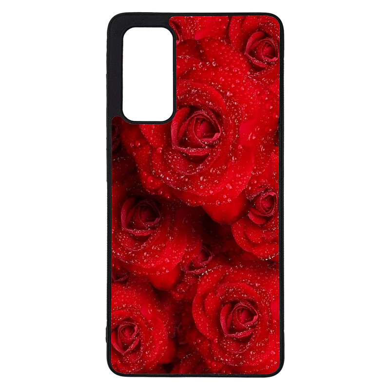 کاور طرح گل رز کد G-012 مناسب برای گوشی موبایل سامسونگ Galaxy S20 FE