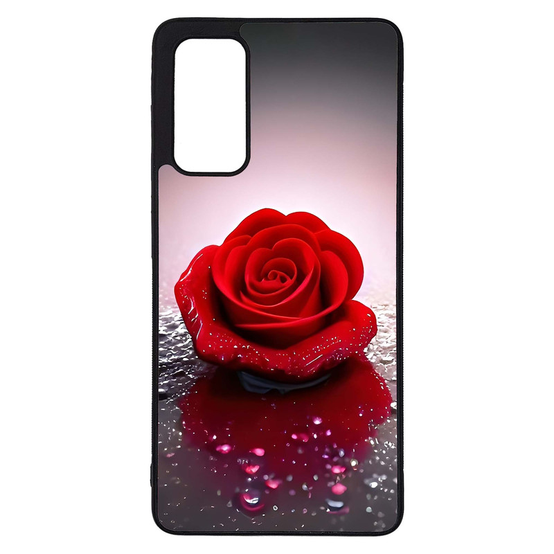 کاور طرح گل رز کد G-024 مناسب برای گوشی موبایل سامسونگ Galaxy S20 FE
