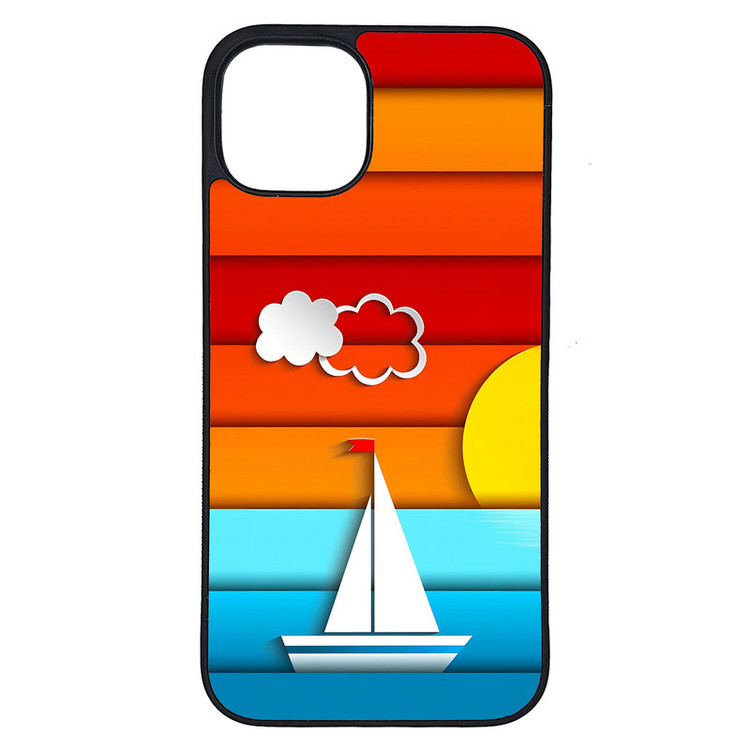 کاور طرح قایق کد G-140 مناسب برای گوشی موبایل اپل iPhone 13