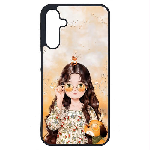 کاور طرح دختر کد G-214 مناسب برای گوشی موبایل سامسونگ Galaxy A16 4G / A16 5G