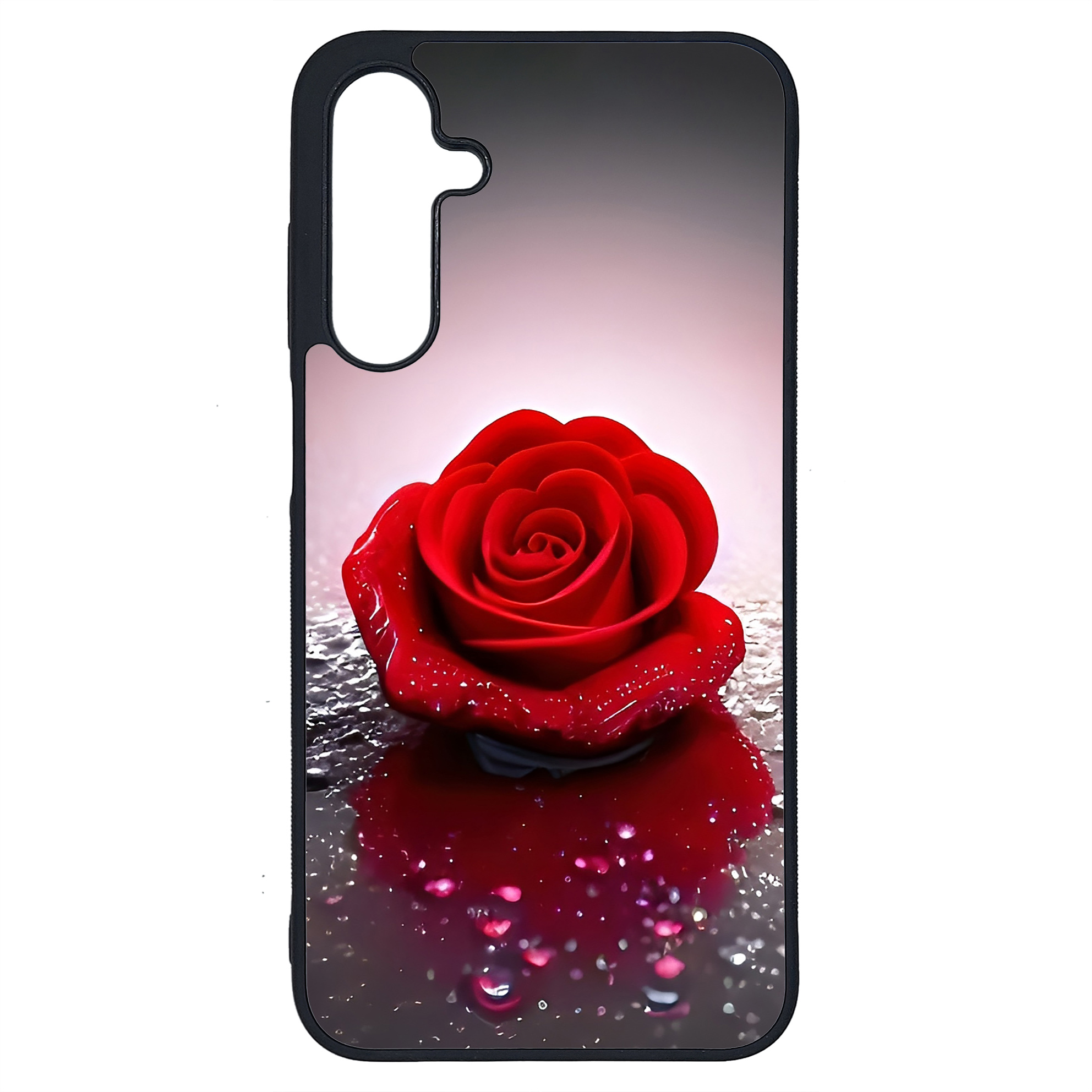 کاور طرح گل رز کد G-024 مناسب برای گوشی موبایل سامسونگ Galaxy A25