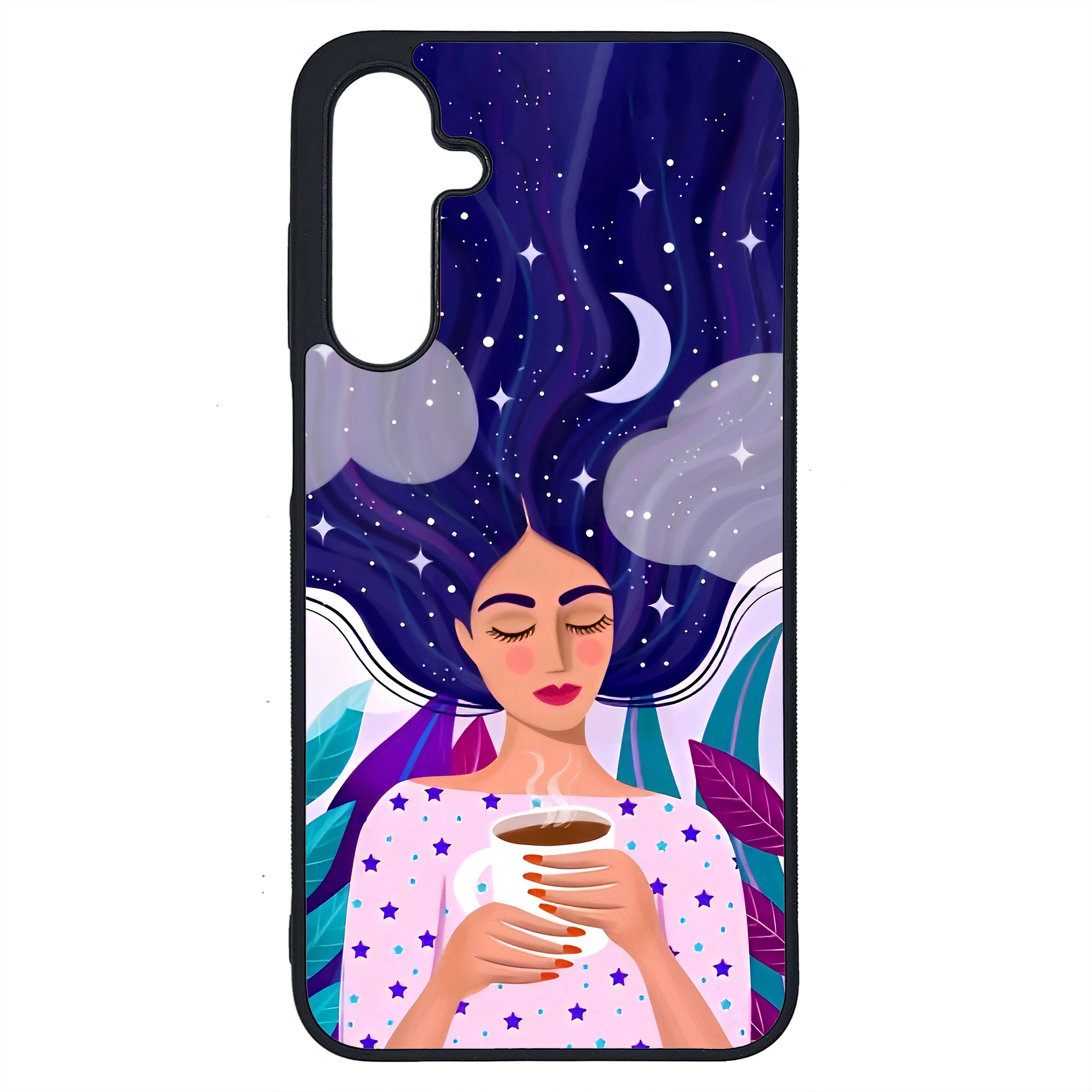 کاور طرح نقاشی دختر کد G-095 مناسب برای گوشی موبایل سامسونگ Galaxy A25
