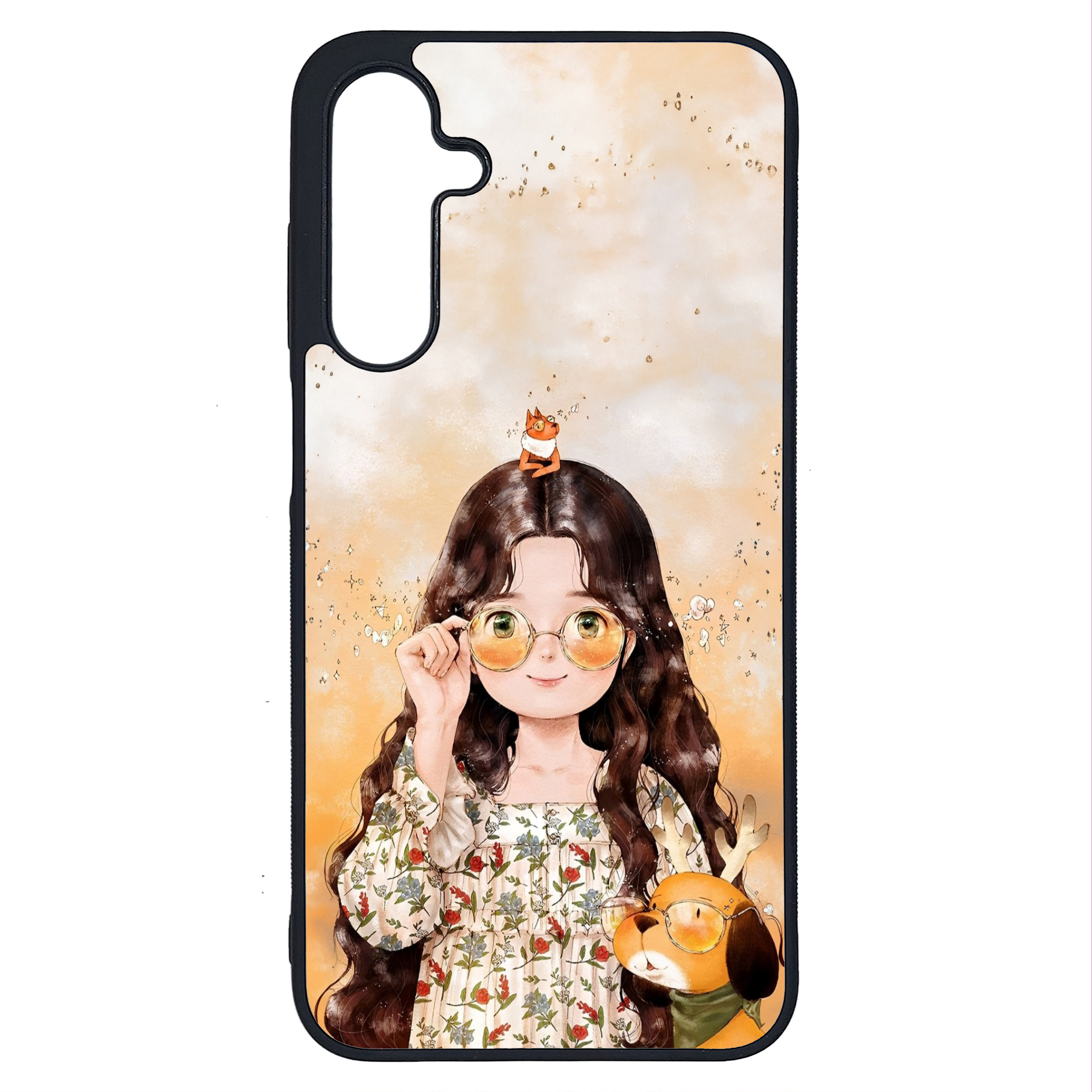 کاور طرح دختر کد G-214 مناسب برای گوشی موبایل سامسونگ Galaxy A25
