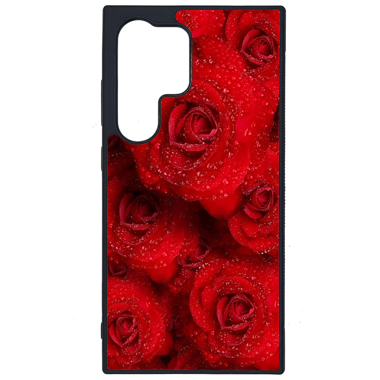 کاور طرح گل رز کد G-012 مناسب برای گوشی موبایل سامسونگ Galaxy S25 Ultra