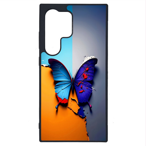 کاور طرح پروانه کد G-145 مناسب برای گوشی موبایل سامسونگ Galaxy S25 Ultra