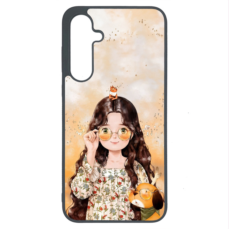 کاور طرح دختر کد G-214 مناسب برای گوشی موبایل سامسونگ Galaxy A36