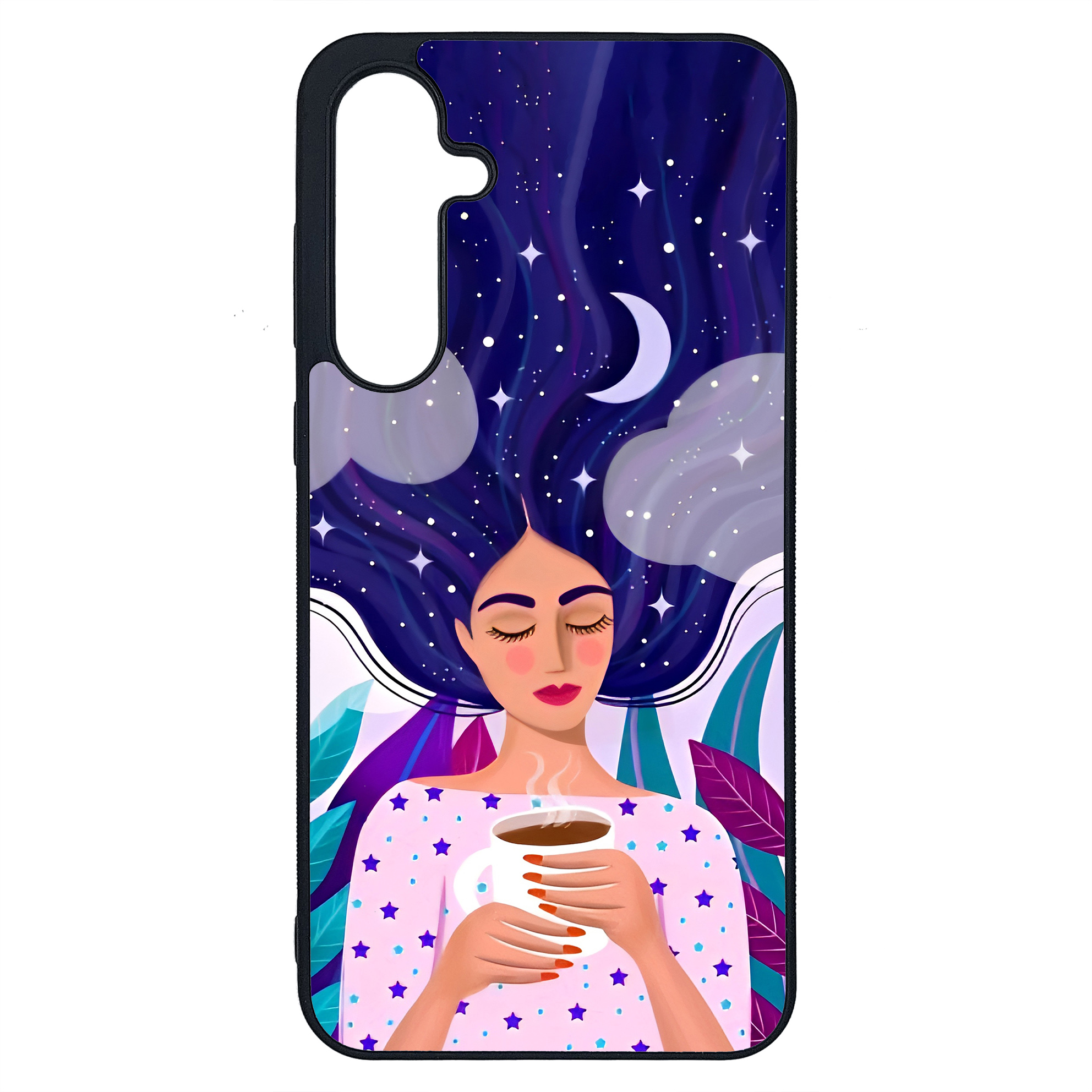 کاور طرح نقاشی دختر کد G-095 مناسب برای گوشی موبایل سامسونگ Galaxy A56