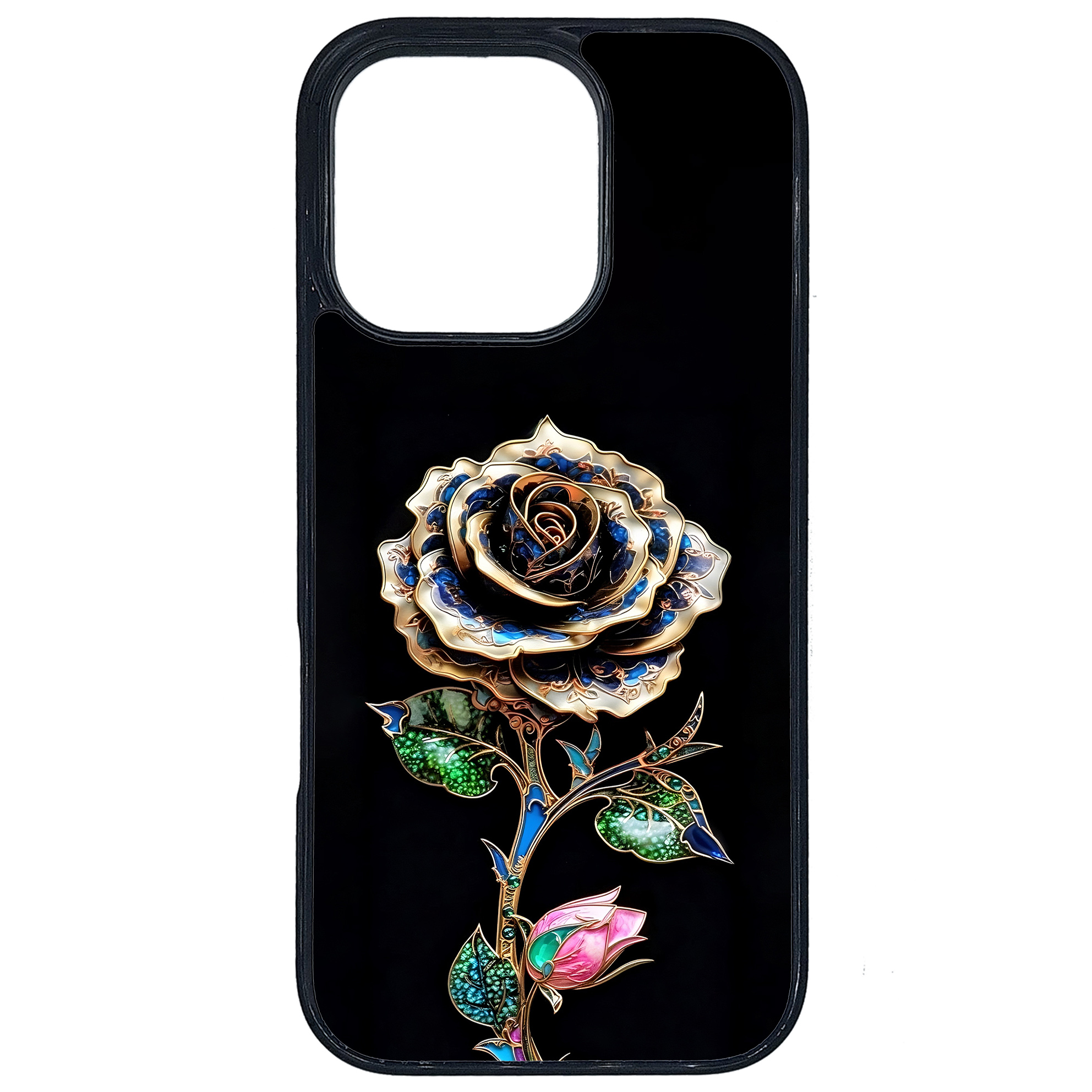کاور طرح گل کد G-035 مناسب برای گوشی موبایل اپل iPhone 16 Pro