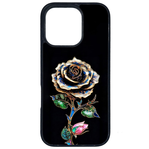 کاور طرح گل کد G-035 مناسب برای گوشی موبایل اپل iPhone 16 Pro