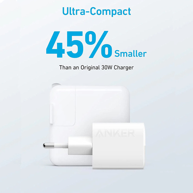 شارژر دیواری فست دو پورت Anker مدل Compact A2331G21 33W - سفید