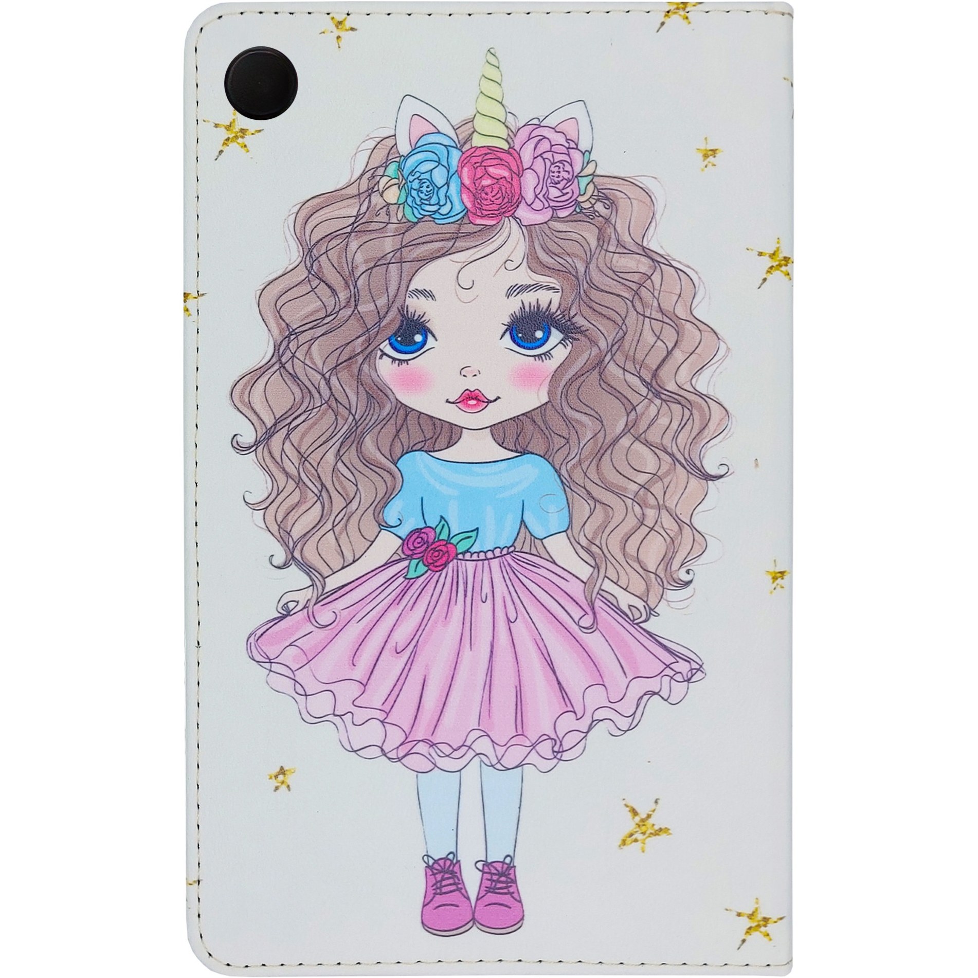 کیف کلاسوری مدل دختر فانتزی کد G-121 مناسب برای تبلت سامسونگ Galaxy Tab A11 / X133 / X135
